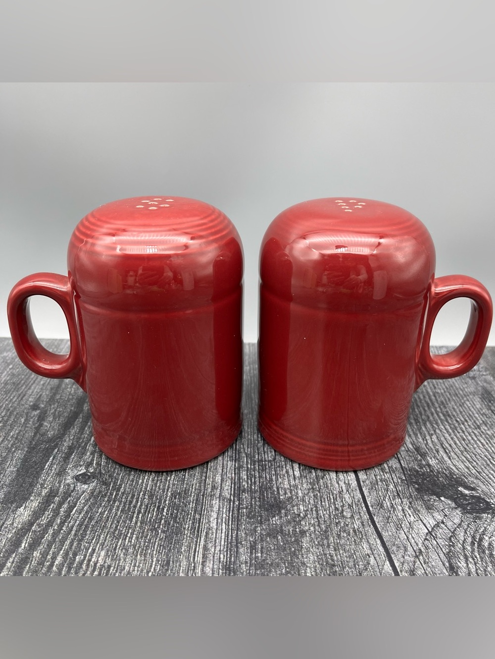 Fiestaware Cinnabar Stove Top Salt & Pepper Set